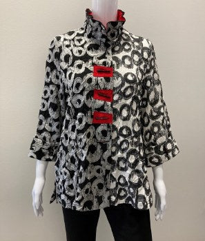 Moonlight Circle Print Jacket Style 3665