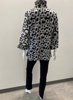 Moonlight Circle Print Jacket Style 3665