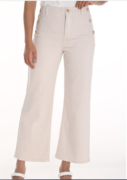 Frank Lyman Wide-leg High-waisted Trousers Style 256779u S25