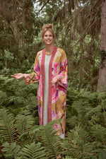 Powder Mustard Orchid Kimono Style PKG 2