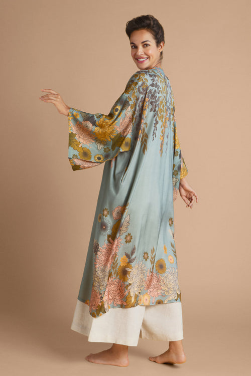 FINAL SALE - Powder Trailing Wisteria Kimono Style PKG 8