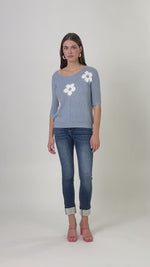 Frank Lyman Floral V-neck Pullover Style 256838u S25