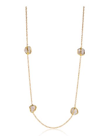 Karine Sultan Quartz Station Necklace