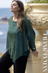 Frank Lyman Metallic Knit Top Style 239159