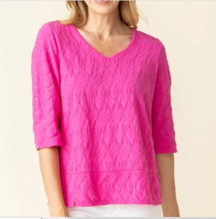 Habita Cascade Cotton Elbow Sleeve Tee 207715 S25