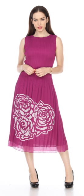 Veeca Dress Berry Style DR925