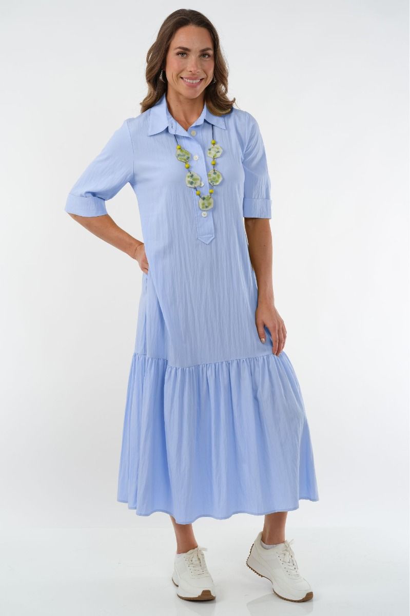 Lior Dress | Vega-cornflower - S 25