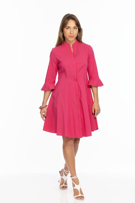 Lior Dress Victory Hot Pink, Lime, French Blue, Tangerine