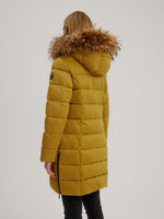 C-RO 2-Way Stretch Jacket W Faux Fur Hood E1211RK-754