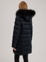 C-RO 2-Way Stretch Jacket W Faux Fur Hood E1211RK-754