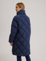 C-RO Hooded Quilted E1314RK-255 Coat Dijon