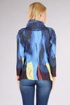 Vanite Couture pleated jacket BBT-17 Fuji Blue