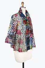 Damee Holographic Scale Mesh Short Jacket 400-MLT