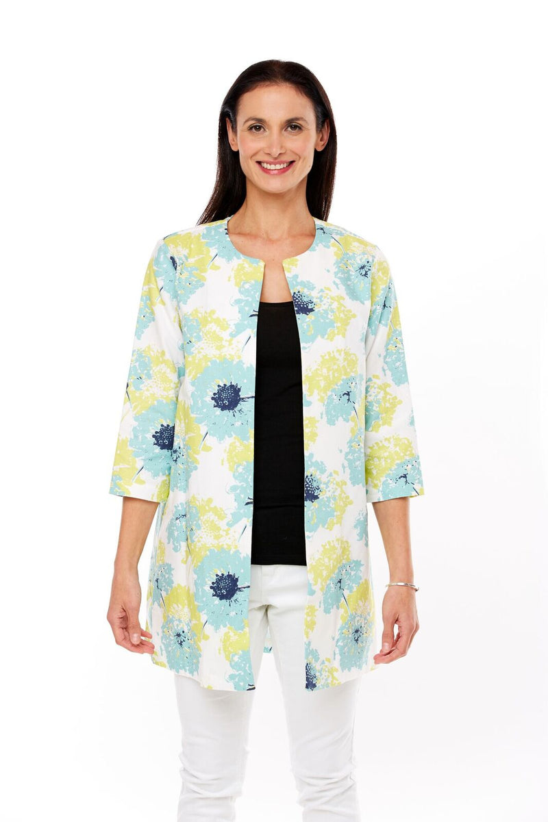 Trimdin Artisan Printed Jacket Garden Lime