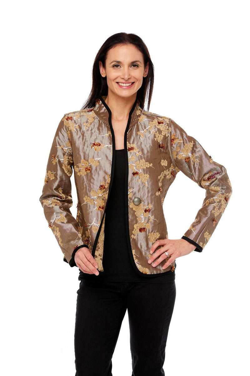 Trimdin Classic Blossom Silver Reversible Jacket