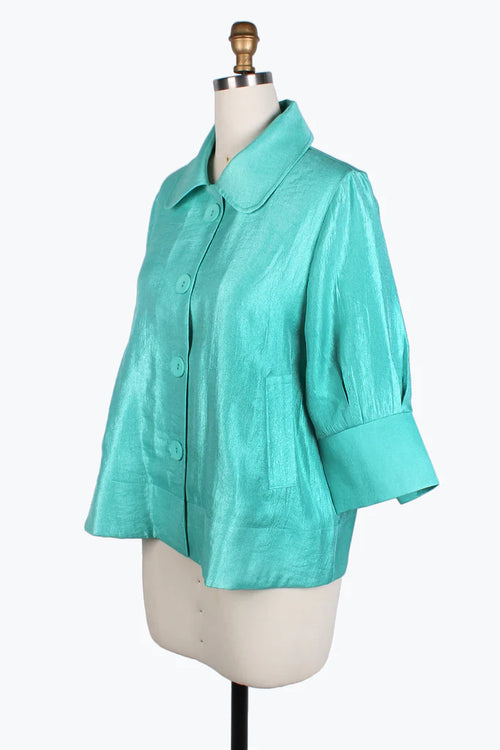 Damee Wide Ball collar jacket 4741-Mint