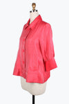 Damee Wide Ball collar jacket 4741-Red