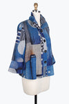 Damee Circles & Stripes Jacket 4769-BLU