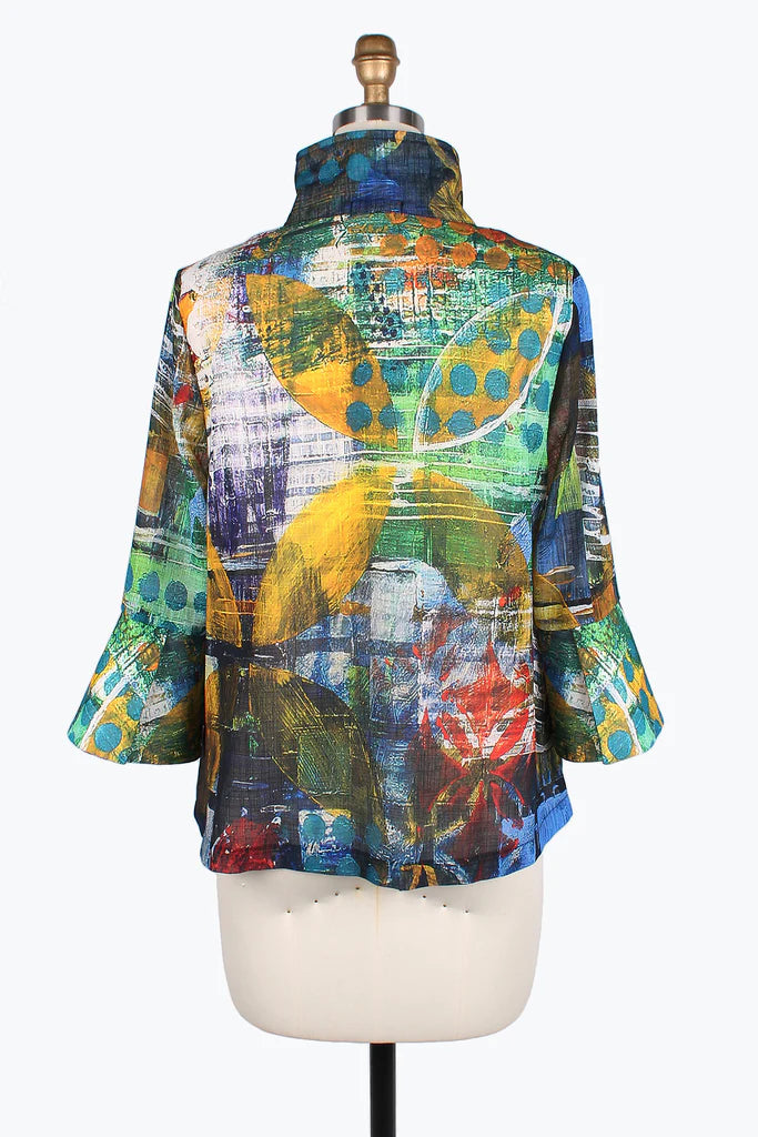 Damee mixed painting short jacket 4814-Mlt