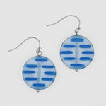 Sylca Blue Greer Resin Earrings LS23E08 BLUE