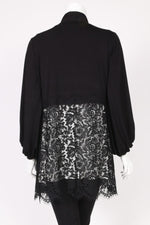 IC Lace Cardigan 5320J, White, Black