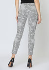 LISETTE L PRINT PANT 61655 - BLACK