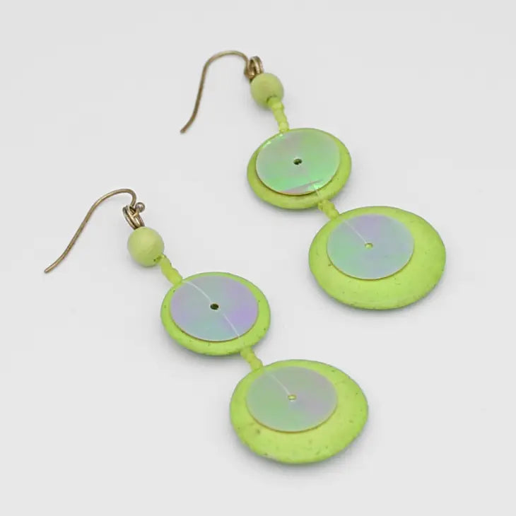 Sylca Lime Arabella Earrings UN23E06 LIME