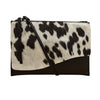 ILI New York Canada Haircalf Clutch Crossbody Style 6697H