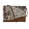 ILI New York Canada Haircalf Clutch Crossbody Style 6697H