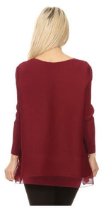 Vanite Couture Top 6992_Burgundy