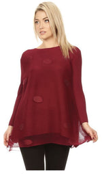 Vanite Couture Top 6992_Burgundy