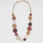 Sylca Natural Caryn Circle Necklace BP23N05 NATURAL