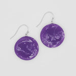 Sylca Purple Raven Earrings LS23E05 PURPLE