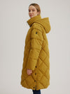 C-RO Hooded Quilted E1314RK-255 Coat Dijon