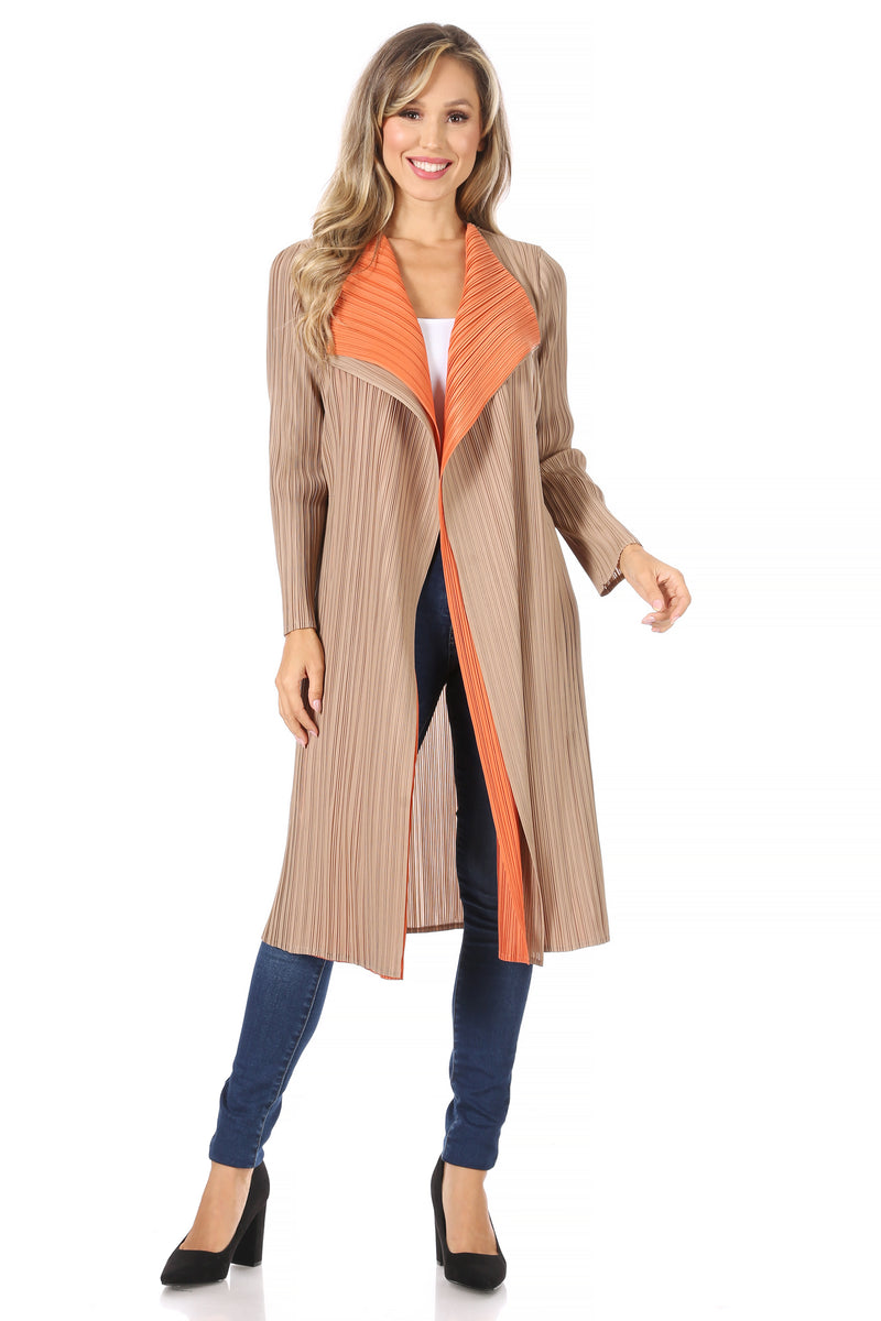 Vanite Couture Coat 82283 Khaki