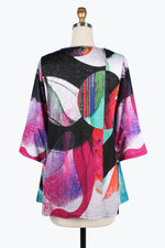 Damee Abstract Art R/N Tunic 9208-MLT