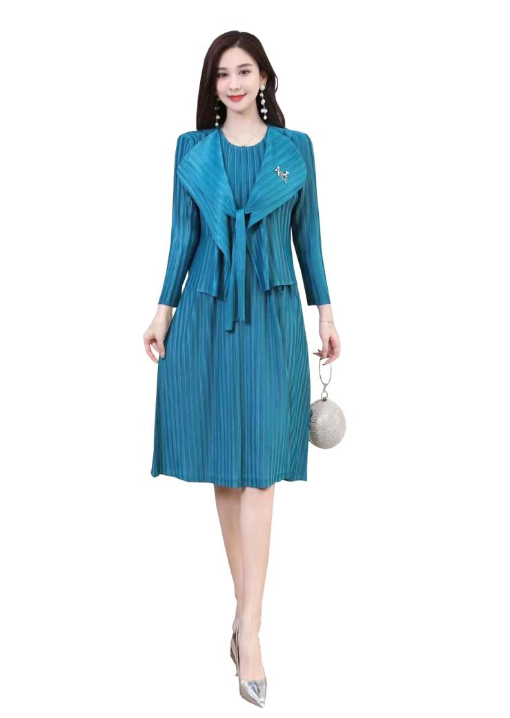 Veeca Dress DR1250 Black, Sapphire, Teal