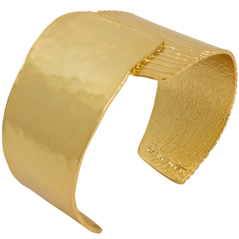 Karine Sultan  Gold plated Statement Cuff - B64068.30