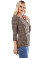 Tianello:"Lemore" Knit Jersey Ballet Tee CJWLM-596-MOS-XS