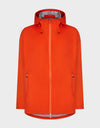 Save the Duck Womens Bark Hooded Coat in Tangerine Orange