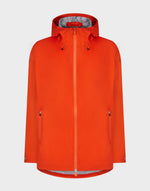 Save the Duck Womens Bark Hooded Coat in Tangerine Orange