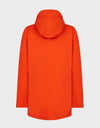 Save the Duck Womens Bark Hooded Coat in Tangerine Orange