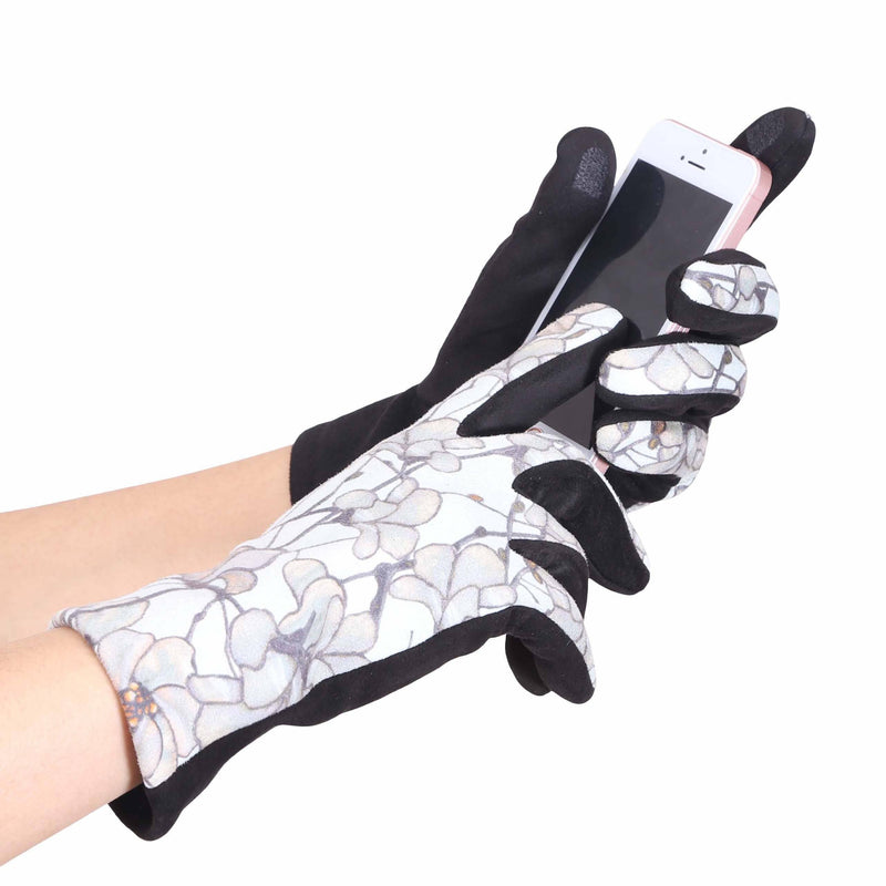 Fine Art Tiffany Magnolia Texting Gloves