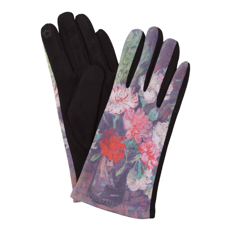 Fine Art Van Gogh Carnations Texting Gloves