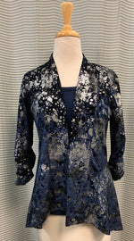 Andria Lieu Navy Silver Kima Set Jacket and Top 8500