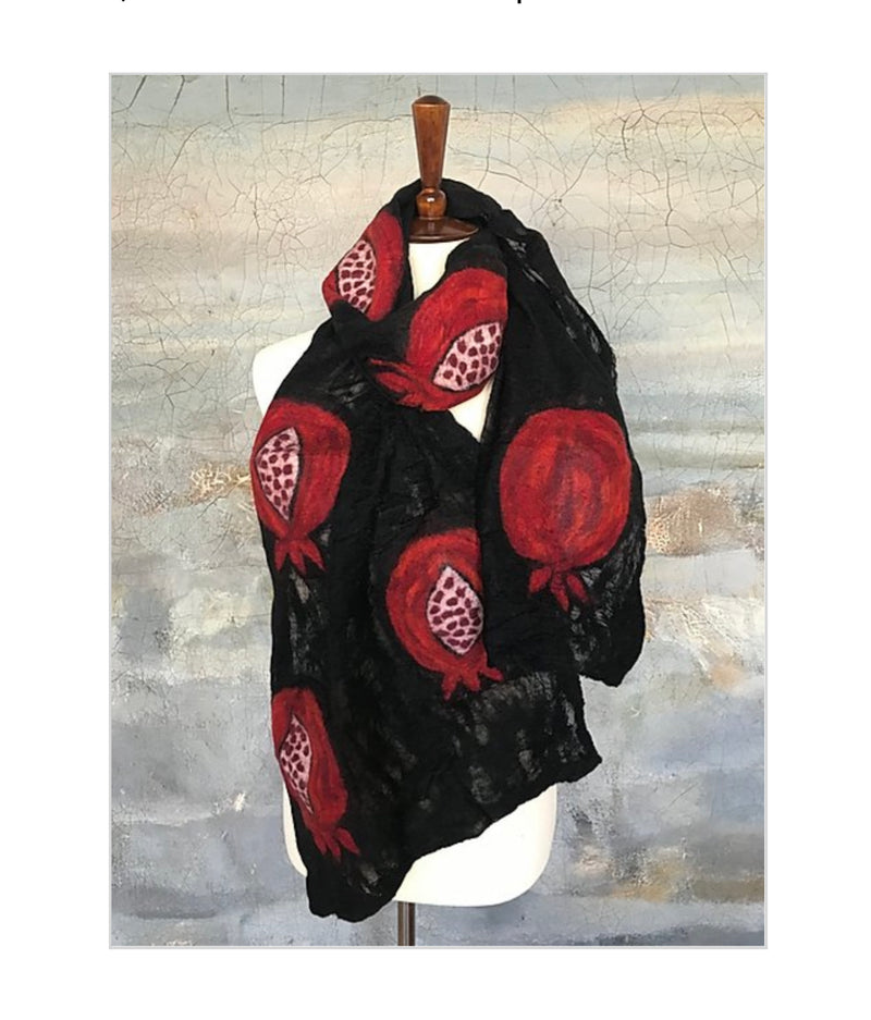 POMEGRANATE MOON Pomegranate Lady SCARF