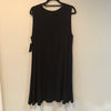 Yushi black summer sleeveless dress