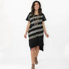 Sylca Horizontal Stripe V-Neck Maxi MA21D12