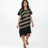 Sylca Stripe High-Low Dress MA21D22