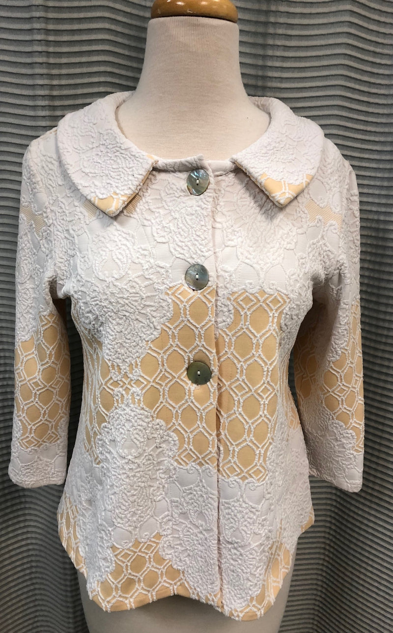 Andria Lieu Ivory Francesca Jacket